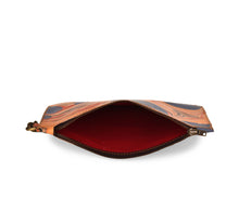 Load image into Gallery viewer, Laila Wristlet Pouch - Marbled Leather
