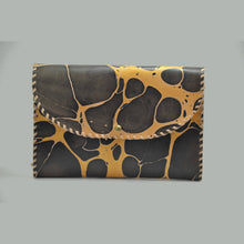 Load image into Gallery viewer, Gini Envelope Clutch - Marbled Leather
