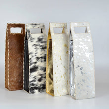 Load image into Gallery viewer, Wine Bag Cowhide Hairon Leather