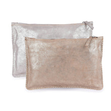 Load image into Gallery viewer, Lucy Wristlet Pouch - Suede Leather