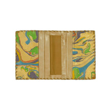 Load image into Gallery viewer, Jane Folding Card Holder - Marbled Leather