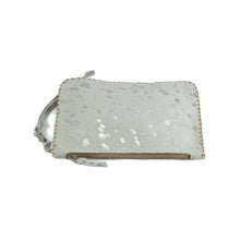 Load image into Gallery viewer, Laila Wristlet Pouch Cowhide Hairon Leather