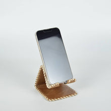 Load image into Gallery viewer, Mobile Phone Dock Stand Hairon Leather