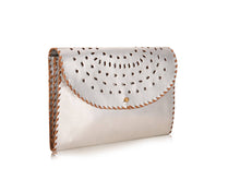 Load image into Gallery viewer, Gini Envelope Clutch - Metallic Leather