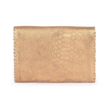 Load image into Gallery viewer, Gini Envelope Clutch - Croc Embossed Leather