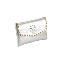 Load image into Gallery viewer, Josie Car/Coin Pouch - Metallic Leather