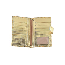 Load image into Gallery viewer, Lao Passport Wallet - Metallic Leather