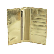 Load image into Gallery viewer, Jenny Slim Wallet - Metallic Leather