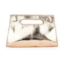 Load image into Gallery viewer, Mia Clutch - Metallic Leather