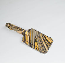 Load image into Gallery viewer, Luggage Tag-Marbled Leather