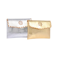 Load image into Gallery viewer, Josie Car/Coin Pouch - Metallic Leather