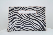 Load image into Gallery viewer, Mia Clutch Printed Hairon Leather
