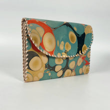 Load image into Gallery viewer, Gini Envelope Clutch - Marbled Leather