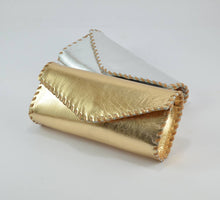 Load image into Gallery viewer, Mila Eye Glass Case - Metallic Leather
