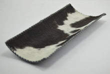 Load image into Gallery viewer, Curved Cowhide Hairon Leather Tray
