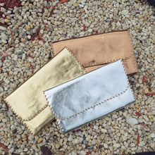 Load image into Gallery viewer, Nancy Wallet Metallic Leather
